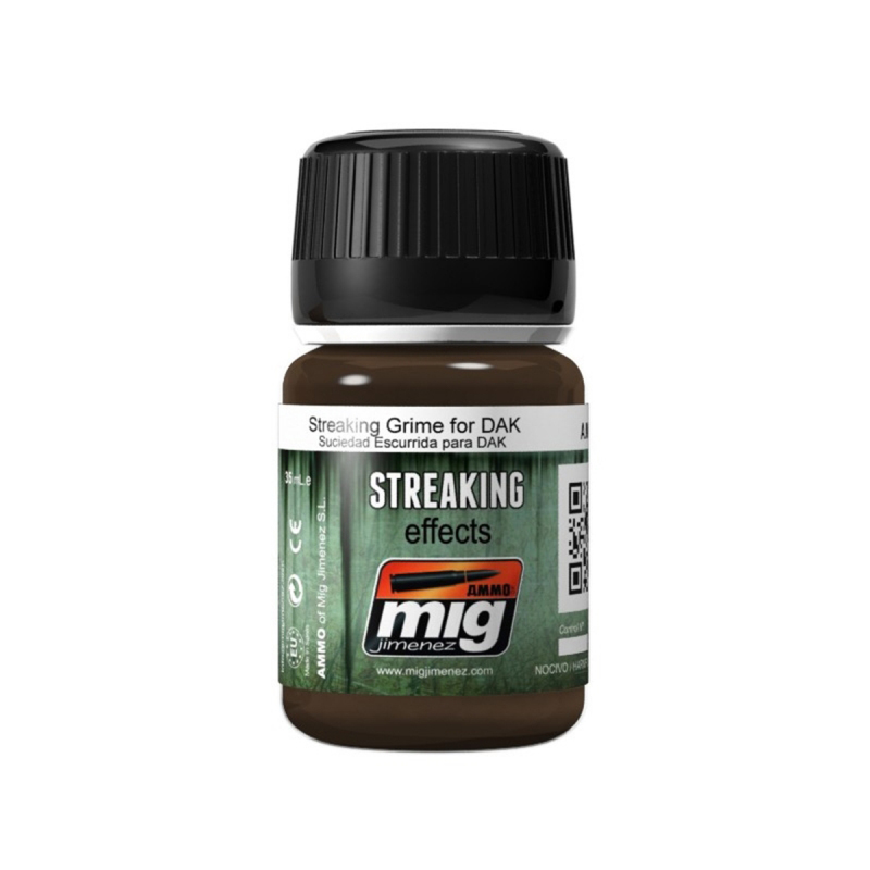 Эмаль Ammo Mig STREAKING GRIME FOR DAK (Потеки грязи африканский корпус) AMIG1201
Эмаль Ammo Mig STREAKING GRIME FOR DAK (Потеки грязи африканский корпус) AMIG1201
