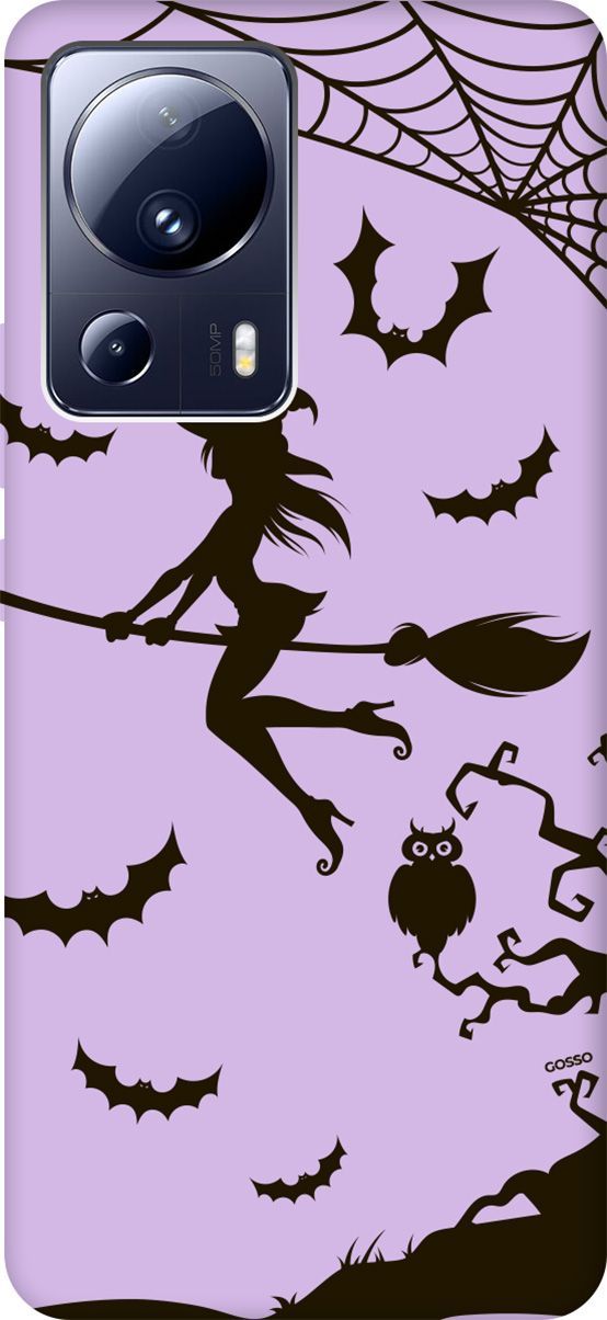 Чехол на Xiaomi 13 Lite Лайт с принтом "Witch on a Broomstick" сиреневый, Фиолетовый;черный, 158535
Чехол на Xiaomi 13 Lite Лайт с принтом "Witch on a Broomstick" сиреневый, Фиолетовый;черный, 158535