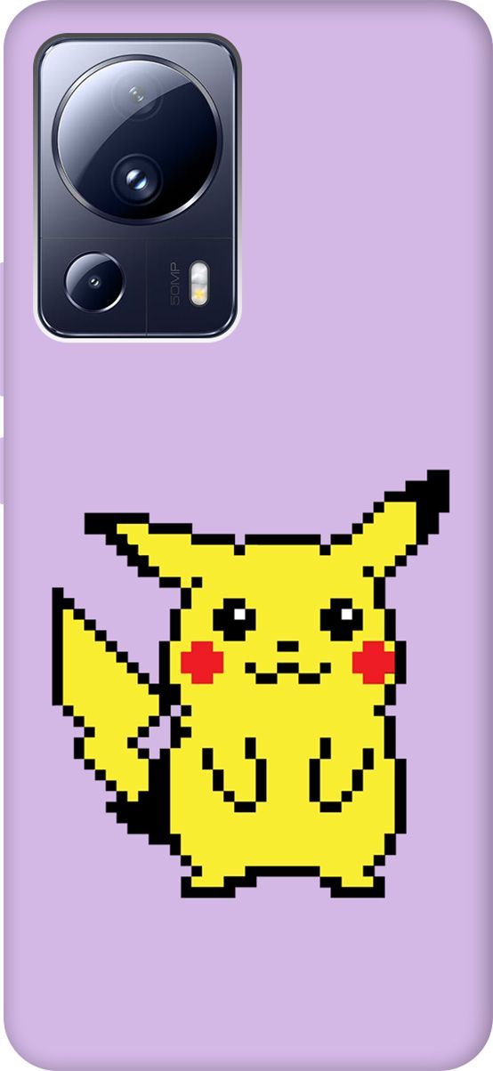 Чехол на Xiaomi 13 Lite Лайт с принтом "Pixel Pikachu" сиреневый, Фиолетовый;желтый, 158537
Чехол на Xiaomi 13 Lite Лайт с принтом "Pixel Pikachu" сиреневый, Фиолетовый;желтый, 158537