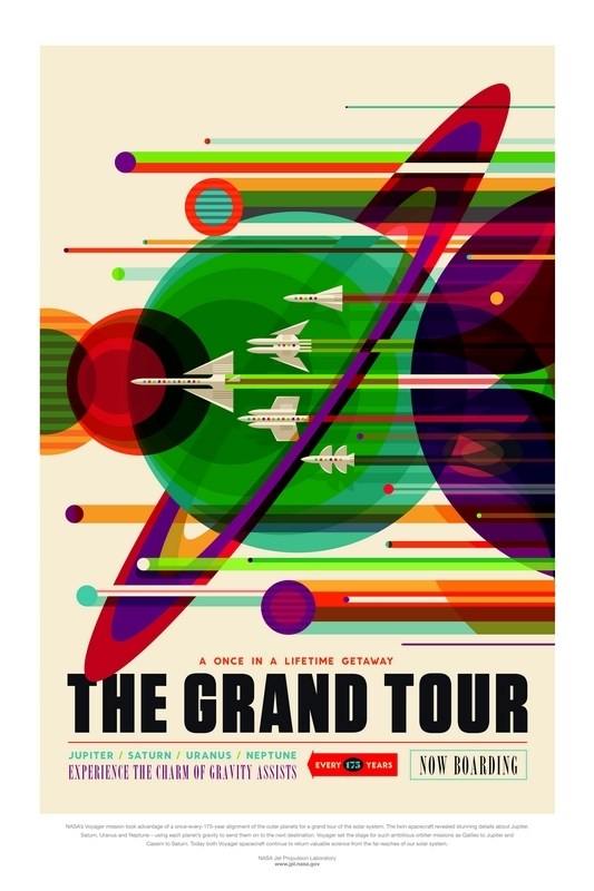Постер НАСА Космические путешествия Большое Путешествие (NASA Space Travel Posters, Grand
Постер НАСА Космические путешествия Большое Путешествие (NASA Space Travel Posters, Grand