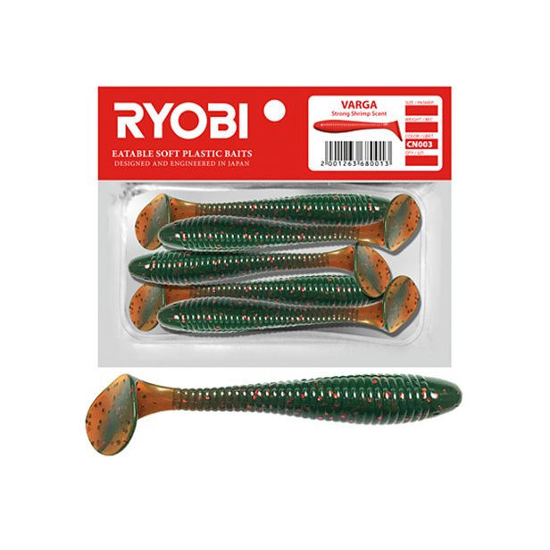 Мягкая силиконовая приманка риппер Ryobi VARGA (75mm), CN003 (old whiskey), 5 шт., Зеленый;оранжевый, Varga
Мягкая силиконовая приманка риппер Ryobi VARGA (75mm), CN003 (old whiskey), 5 шт., Зеленый;оранжевый, Varga