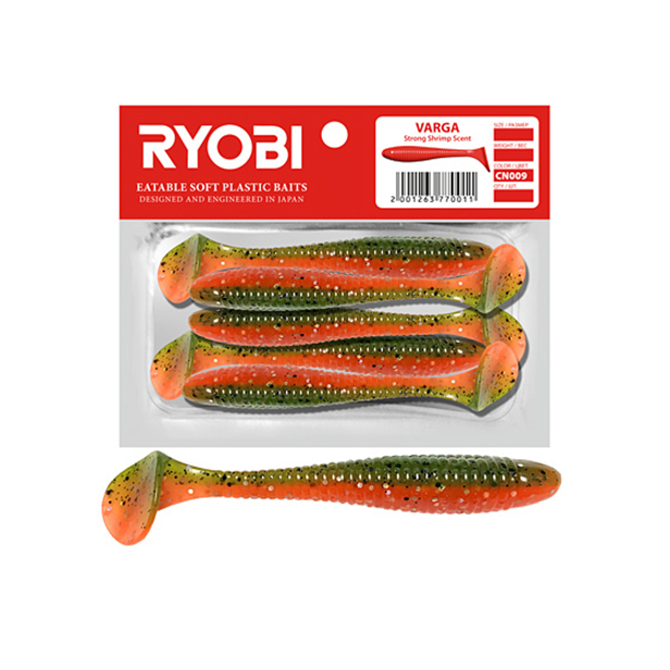 Мягкая силиконовая приманка риппер Ryobi VARGA (75mm), CN009 (tequila blues), 5 шт., Зеленый;оранжевый, Varga
Мягкая силиконовая приманка риппер Ryobi VARGA (75mm), CN009 (tequila blues), 5 шт., Зеленый;оранжевый, Varga