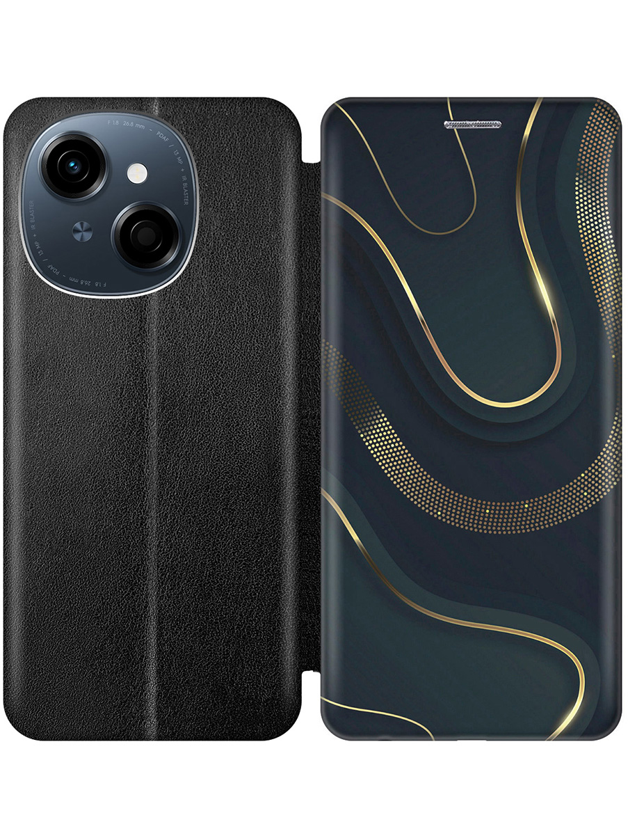 Чехол-книжка на Tecno Spark Go 1 / Pop 9 с принтом "Золотистые акценты" черный, Черный;золотистый;серый, 786716931
Чехол-книжка на Tecno Spark Go 1 / Pop 9 с принтом "Золотистые акценты" черный, Черный;золотистый;серый, 786716931