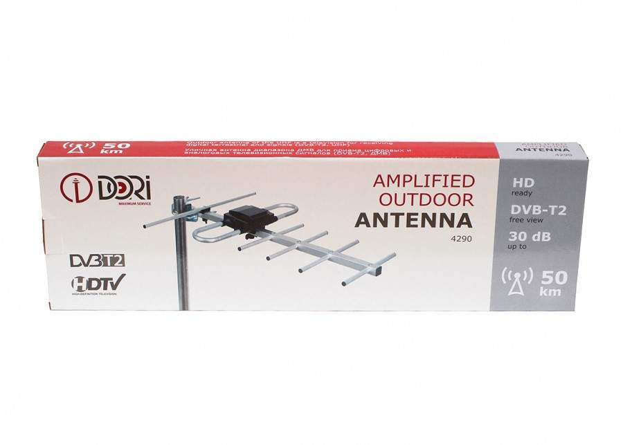 Антенна наружная Dori 4290 активная, 5V, 30db, с F-коннектором, питание по кабелю, 45540 (
Антенна наружная Dori 4290 активная, 5V, 30db, с F-коннектором, питание по кабелю, 45540 (