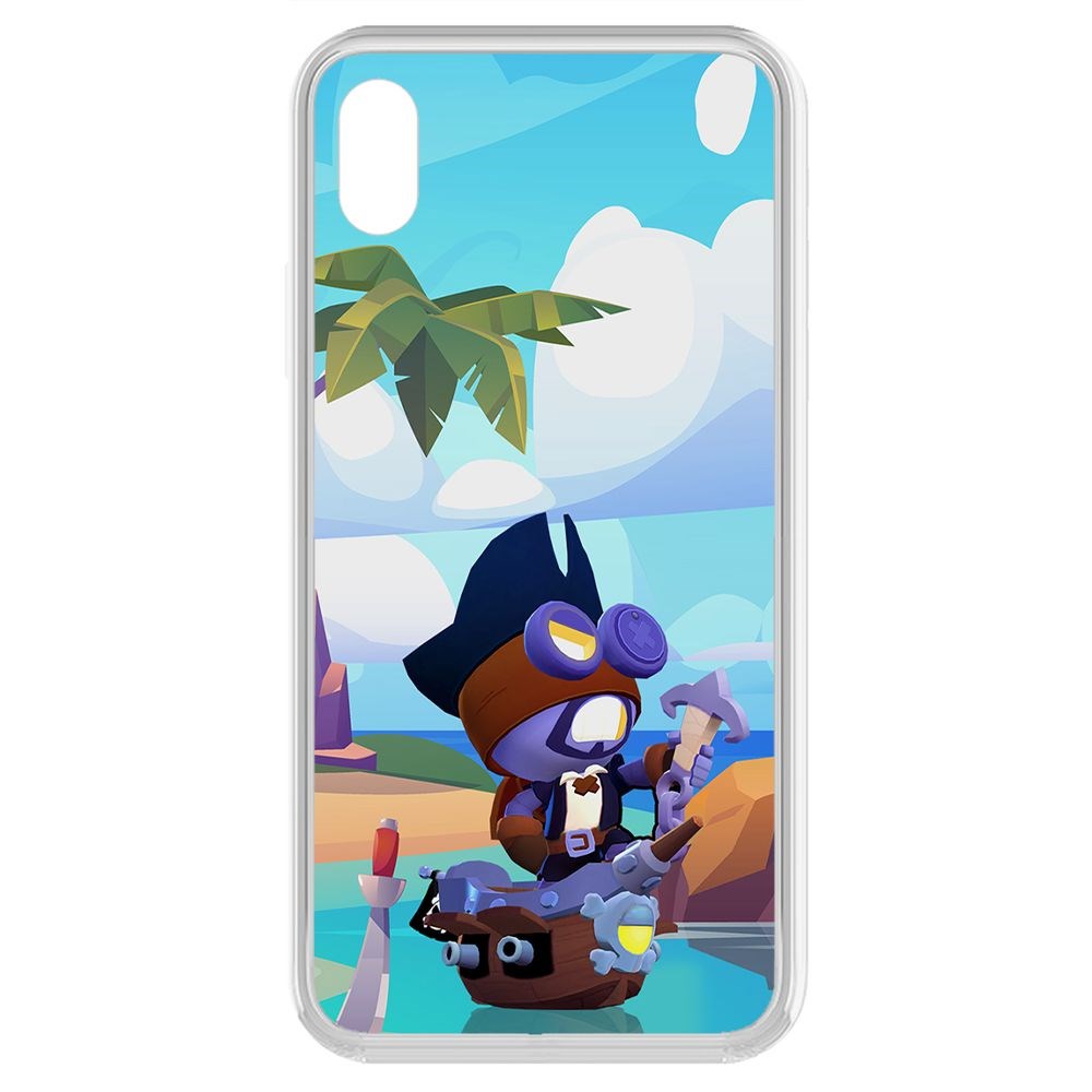 Чехол-накладка Krutoff Clear Case Brawl Stars-Темный Корсар Карл для iPhone XR, Прозрачный
Чехол-накладка Krutoff Clear Case Brawl Stars-Темный Корсар Карл для iPhone XR, Прозрачный