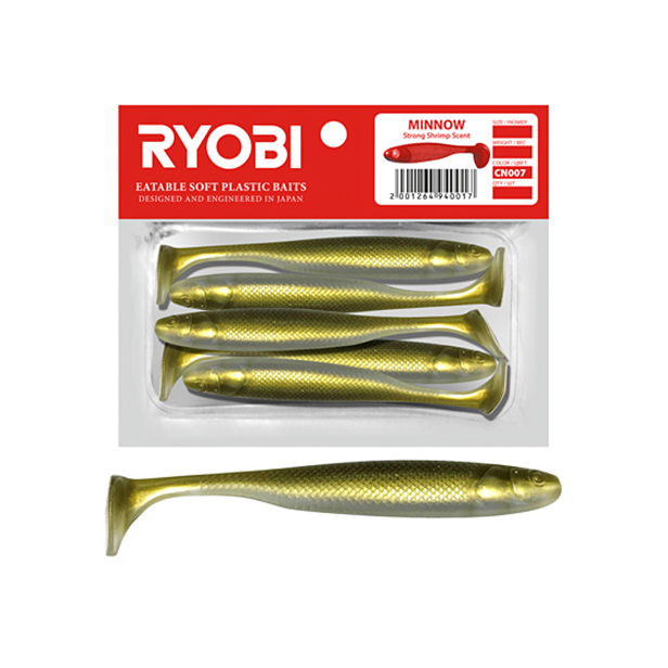 Мягкая силикон. приманка риппер Ryobi MINNOW (76mm), CN007 (spring lamprey), 5 шт., Коричневый;бежевый, Minnow
Мягкая силикон. приманка риппер Ryobi MINNOW (76mm), CN007 (spring lamprey), 5 шт., Коричневый;бежевый, Minnow
