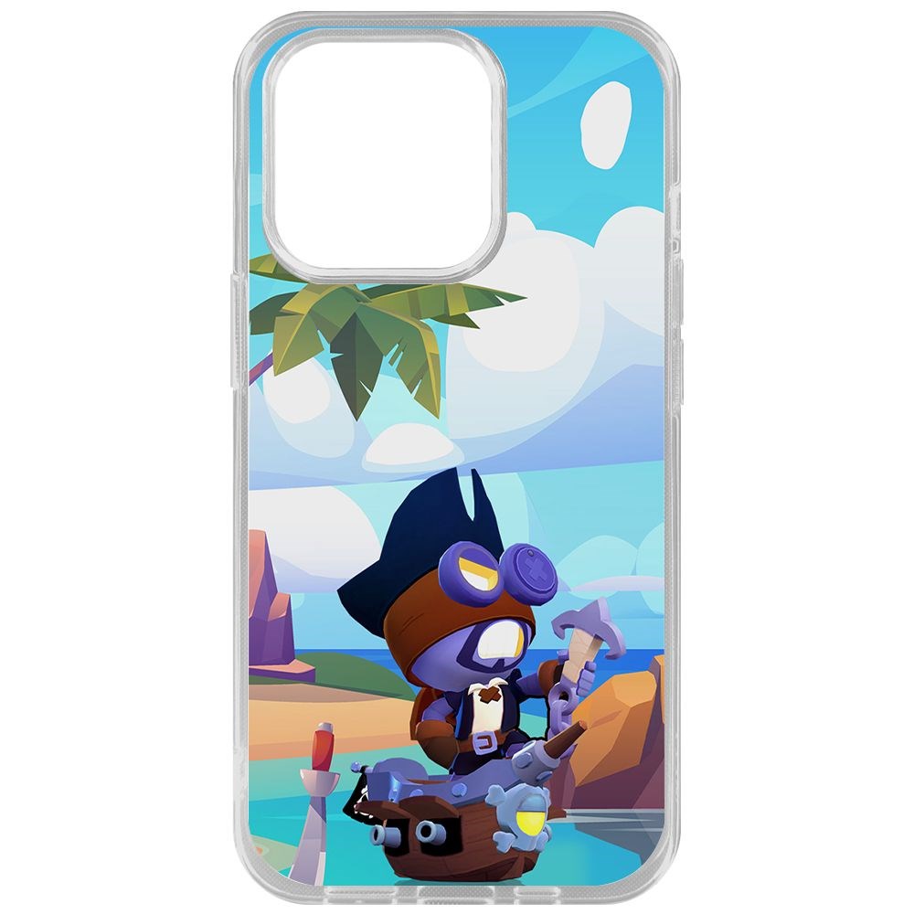 Чехол-накладка Krutoff Clear Case Brawl Stars-Темный Корсар Карл для iPhone 14 Pro, Прозрачный
Чехол-накладка Krutoff Clear Case Brawl Stars-Темный Корсар Карл для iPhone 14 Pro, Прозрачный