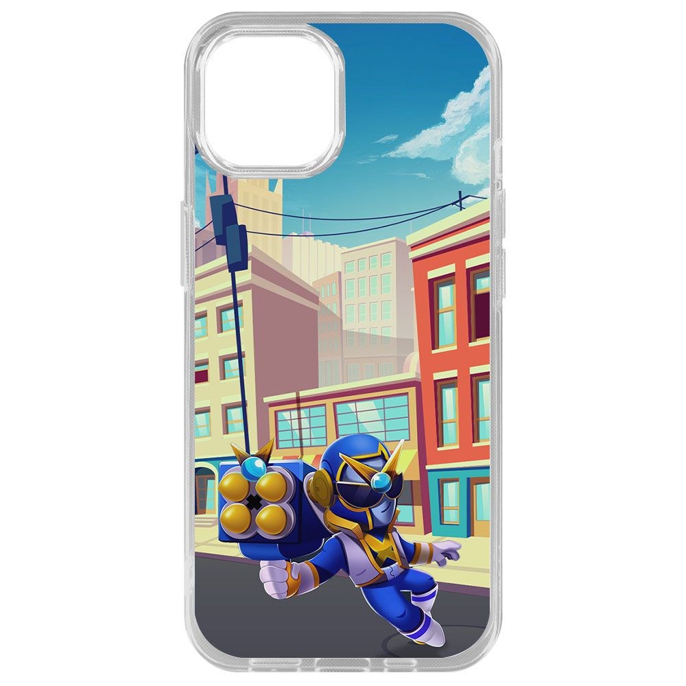 Чехол-накладка Krutoff Clear Case Brawl Stars-Супер Рейнджер Брок для iPhone 14 Plus, Прозрачный
Чехол-накладка Krutoff Clear Case Brawl Stars-Супер Рейнджер Брок для iPhone 14 Plus, Прозрачный