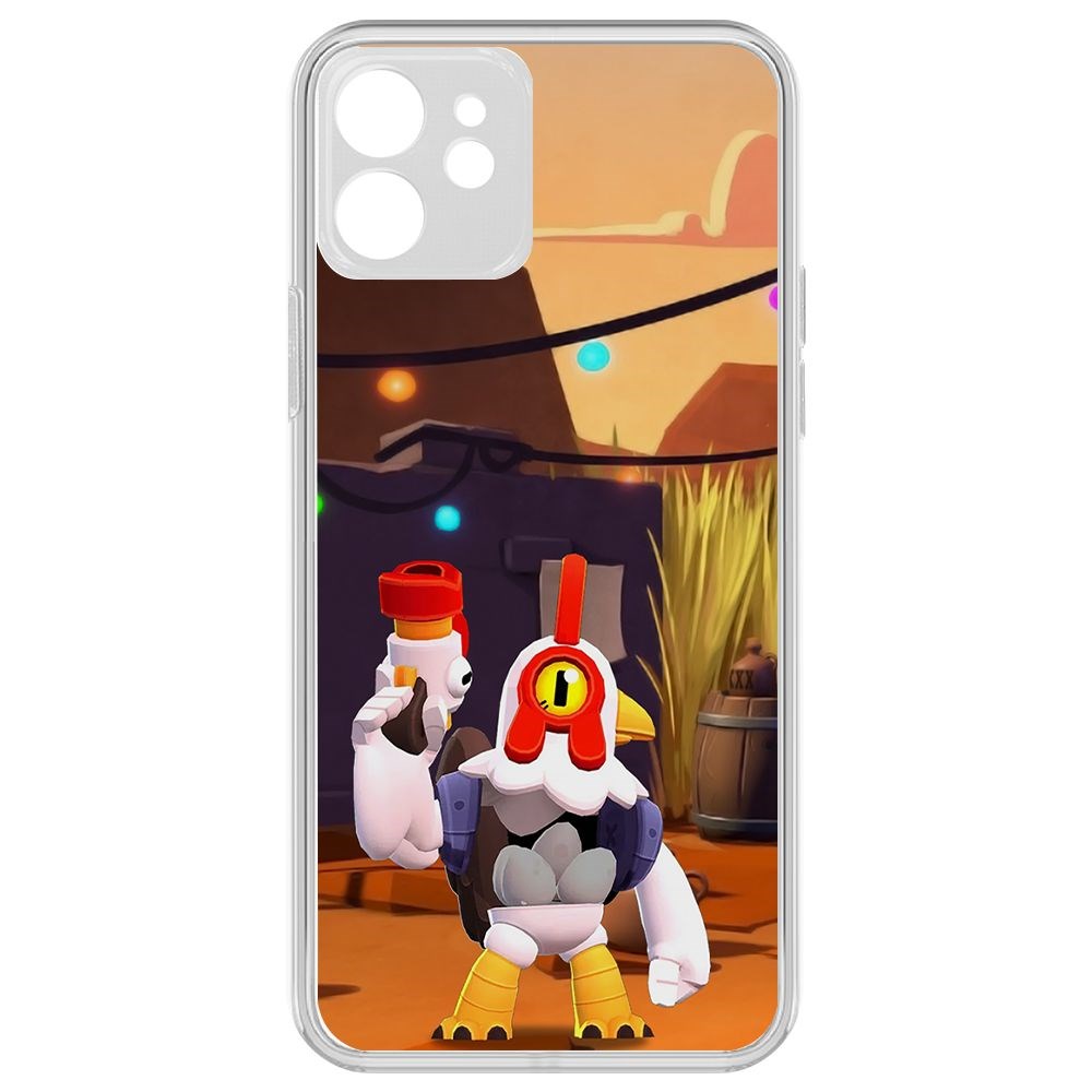 Чехол-накладка Krutoff Clear Case Brawl Stars-Цыплёнок Рико для iPhone 12 с защитой камеры
Чехол-накладка Krutoff Clear Case Brawl Stars-Цыплёнок Рико для iPhone 12 с защитой камеры