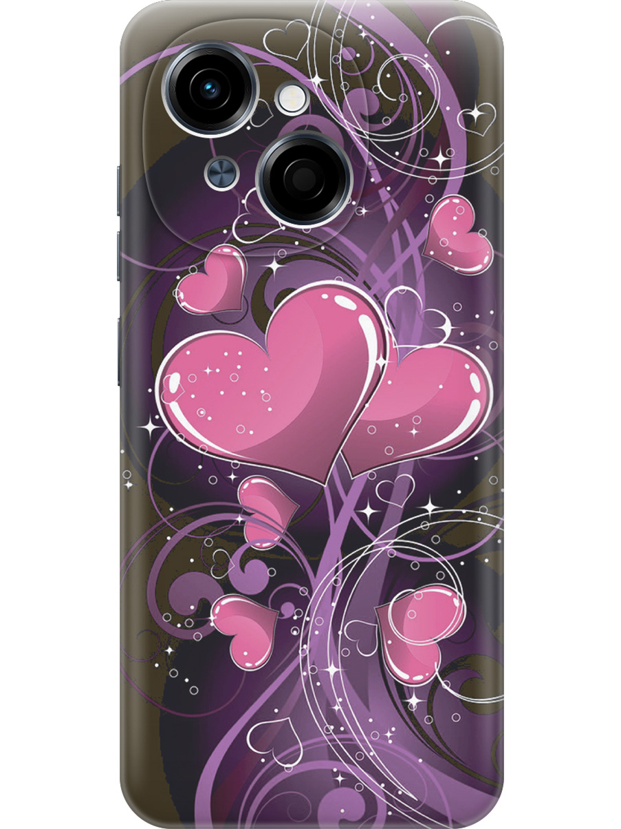 Силиконовый чехол на Tecno Spark Go 1 / Pop 9 с принтом "Волшебные сердечки", Прозрачный;розовый;фиолетовый, 786716991
Силиконовый чехол на Tecno Spark Go 1 / Pop 9 с принтом "Волшебные сердечки", Прозрачный;розовый;фиолетовый, 786716991