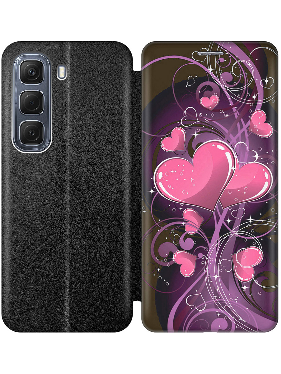 Чехол-книжка на Infinix Hot 50 4G с принтом "Волшебные сердечки" черный, Черный;розовый;фиолетовый, 786718791
Чехол-книжка на Infinix Hot 50 4G с принтом "Волшебные сердечки" черный, Черный;розовый;фиолетовый, 786718791