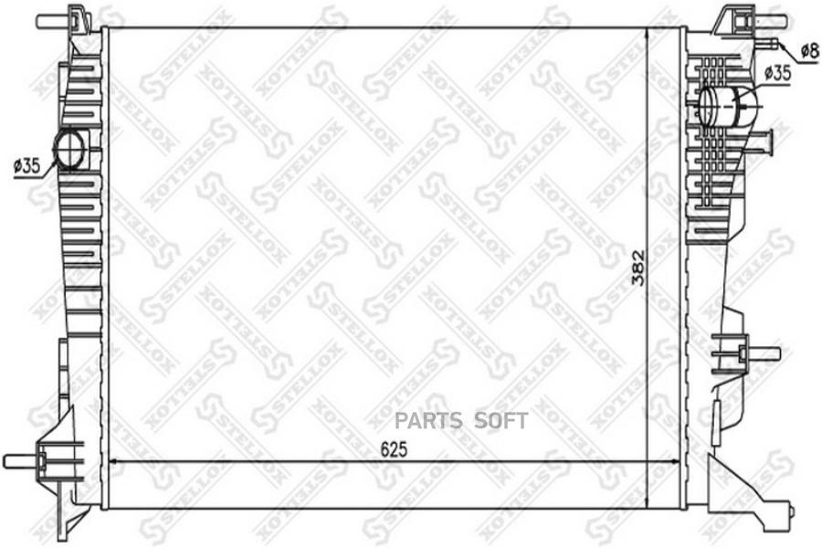 STELLOX 10-26162-SX_радиатор системы охлаждения!\ Renault Megane III 1.5DCi/Scenic 1.4i 16
STELLOX 10-26162-SX_радиатор системы охлаждения!\ Renault Megane III 1.5DCi/Scenic 1.4i 16