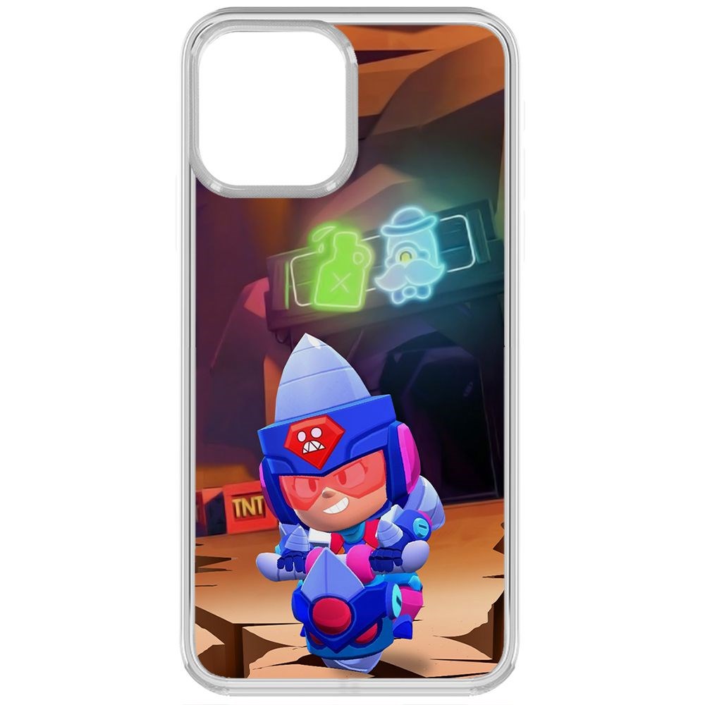 Чехол-накладка Krutoff Clear Case Brawl Stars-Ультрабурильщица Джеки для iPhone 13, Прозрачный
Чехол-накладка Krutoff Clear Case Brawl Stars-Ультрабурильщица Джеки для iPhone 13, Прозрачный