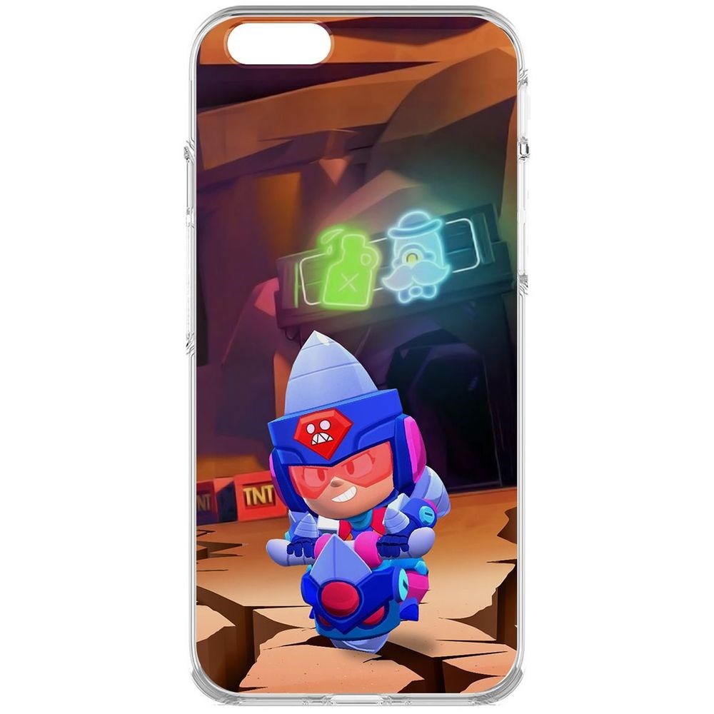 Чехол-накладка Krutoff Clear Case Brawl Stars-Ультрабурильщица Джеки для iPhone 6S, Прозрачный
Чехол-накладка Krutoff Clear Case Brawl Stars-Ультрабурильщица Джеки для iPhone 6S, Прозрачный