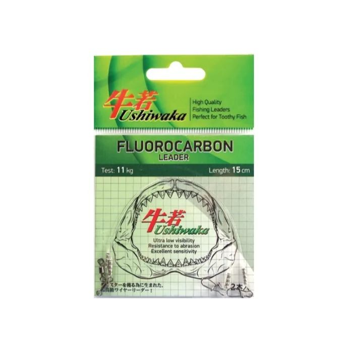 Поводок Ushiwaka Fluorocarbon UF2522, 22кг/25см ( 2 упк. по 2шт.), Прозрачный, Fluorocarbon UF
Поводок Ushiwaka Fluorocarbon UF2522, 22кг/25см ( 2 упк. по 2шт.), Прозрачный, Fluorocarbon UF