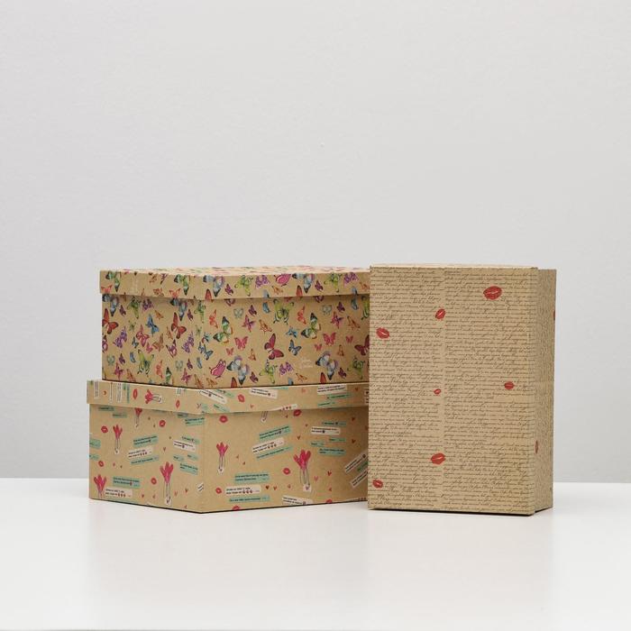 Набор коробок 3 в 1 Послание 2 305 х 20 х 13 - 26 х 175 х 11 см, Разноцветный, Коллекция "С любовью!"
Набор коробок 3 в 1 Послание 2 305 х 20 х 13 - 26 х 175 х 11 см, Разноцветный, Коллекция "С любовью!"