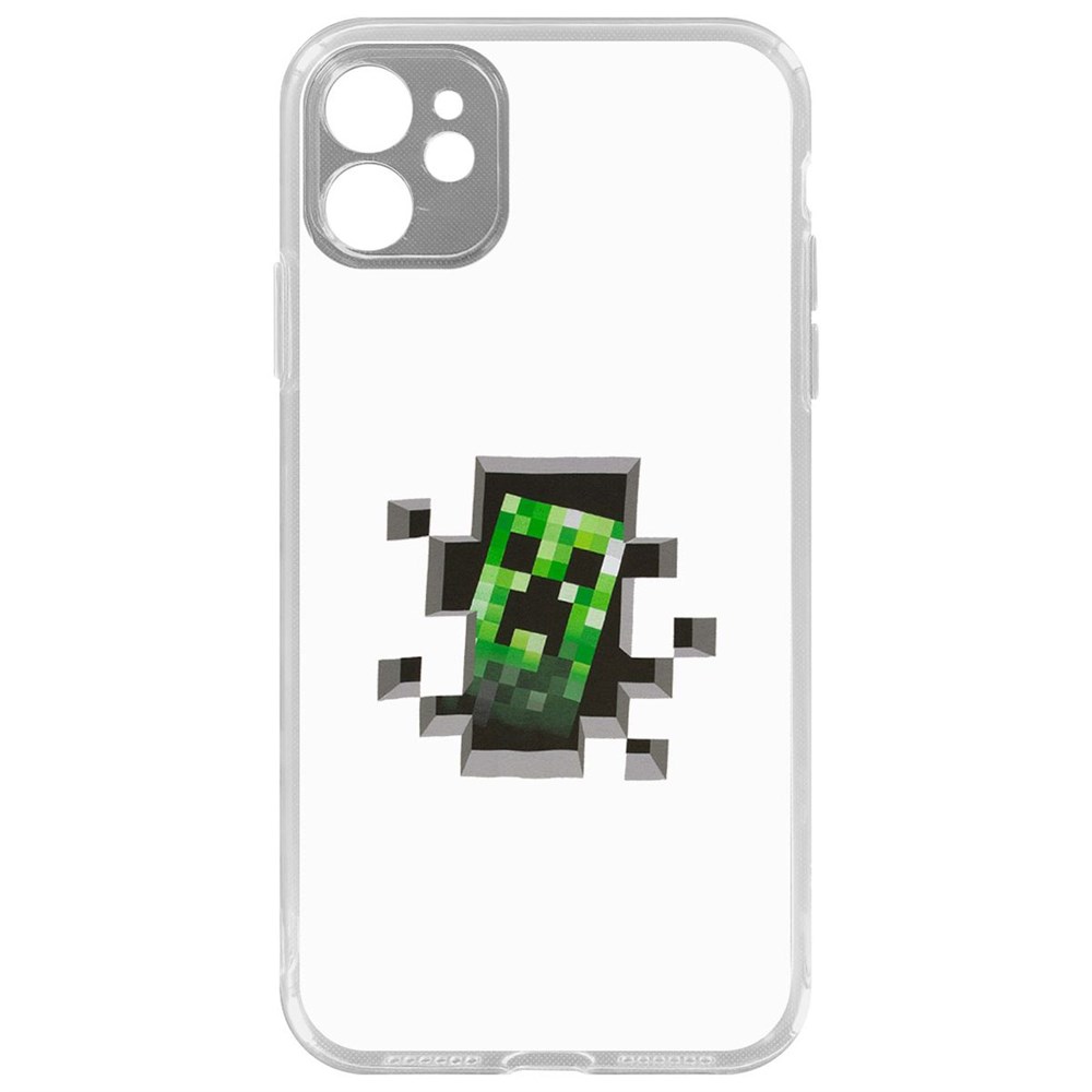 Чехол-накладка Krutoff Clear Case Minecraft-Крипер для iPhone 11 с защитой камеры, Прозрачный
Чехол-накладка Krutoff Clear Case Minecraft-Крипер для iPhone 11 с защитой камеры, Прозрачный