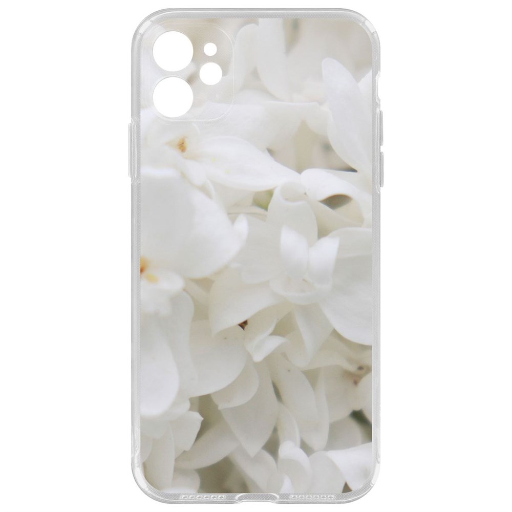 Чехол-накладка Krutoff Clear Case Белые лилии для iPhone 11 с защитой камеры, Прозрачный
Чехол-накладка Krutoff Clear Case Белые лилии для iPhone 11 с защитой камеры, Прозрачный