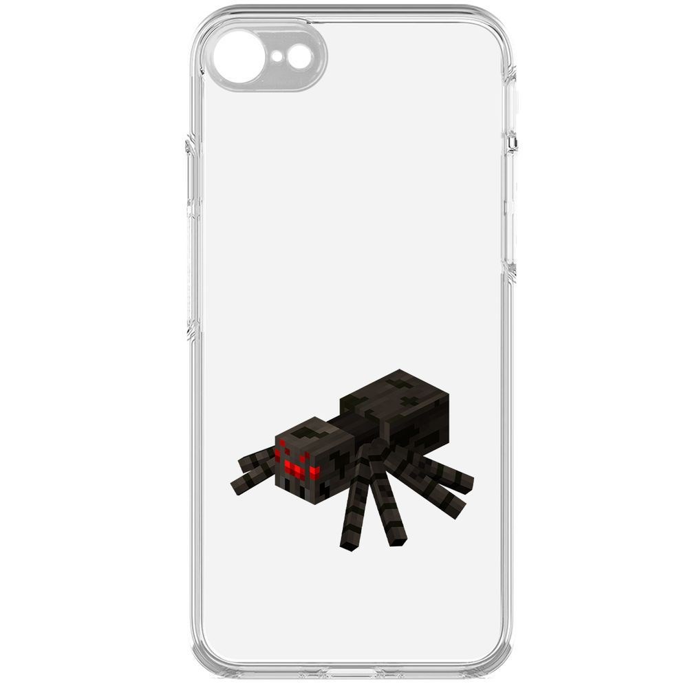 Чехол-накладка Krutoff Clear Case Minecraft-Паук для iPhone 7/8/SE 2020 с защитой камеры, Прозрачный
Чехол-накладка Krutoff Clear Case Minecraft-Паук для iPhone 7/8/SE 2020 с защитой камеры, Прозрачный