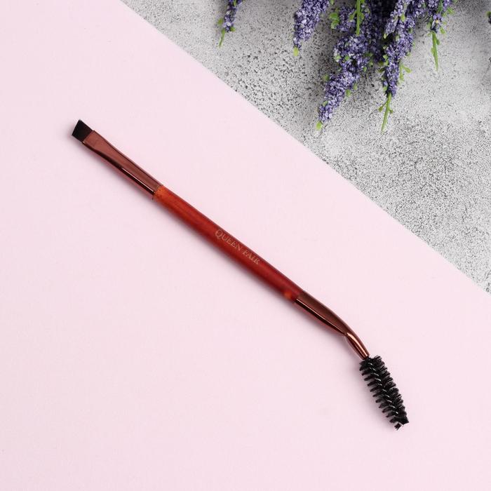 Кисть для макияжа «Brush WOOD», двусторонняя, с щёточкой, 15 см, цвет коричневый/золотисты, QF Brush WOOD
Кисть для макияжа «Brush WOOD», двусторонняя, с щёточкой, 15 см, цвет коричневый/золотисты, QF Brush WOOD
