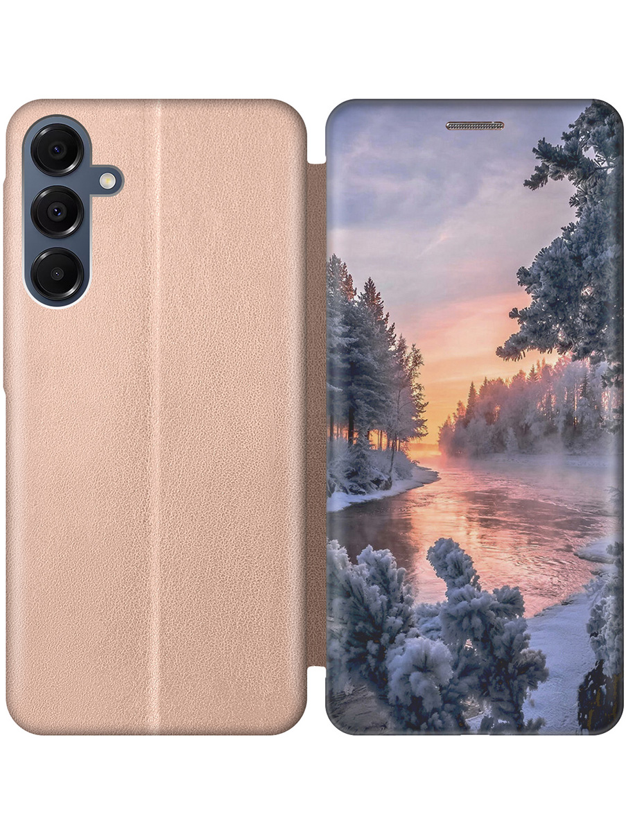 Чехол-книжка на Samsung Galaxy A16 с принтом "Река в заснеженном лесу" золотой, Золотистый;белый;черный, 786721741
Чехол-книжка на Samsung Galaxy A16 с принтом "Река в заснеженном лесу" золотой, Золотистый;белый;черный, 786721741