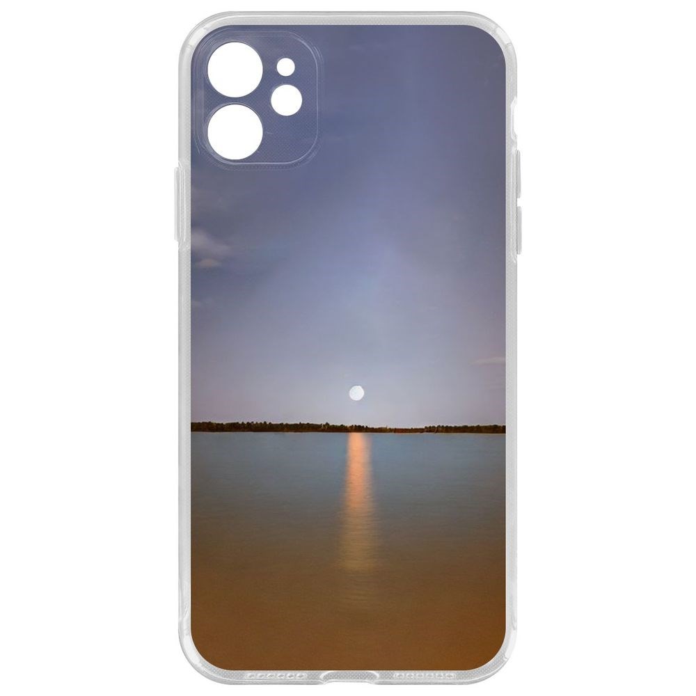 Чехол-накладка Krutoff Clear Case Закат над рекой для iPhone 11 с защитой камеры, Прозрачный
Чехол-накладка Krutoff Clear Case Закат над рекой для iPhone 11 с защитой камеры, Прозрачный