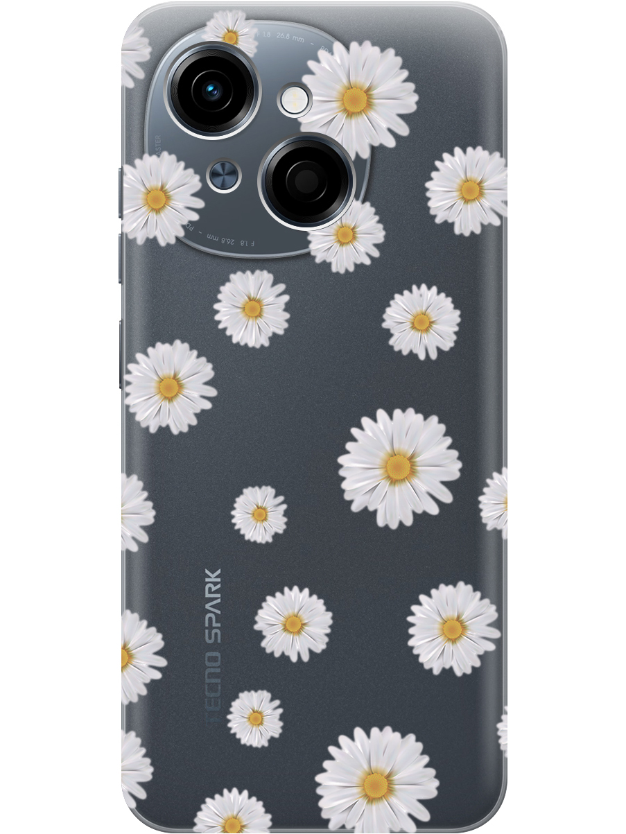 Силиконовый чехол на Tecno Spark Go 1 / Pop 9 с принтом "Ромашки" прозрачный, Прозрачный;серый, 786716921
Силиконовый чехол на Tecno Spark Go 1 / Pop 9 с принтом "Ромашки" прозрачный, Прозрачный;серый, 786716921