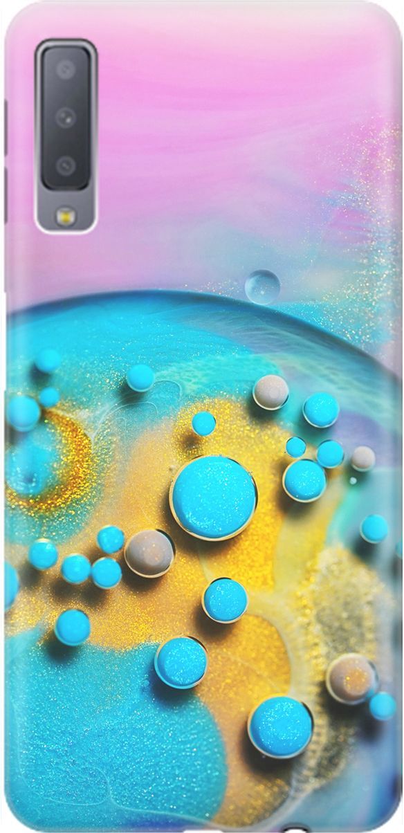Силиконовый чехол на Samsung Galaxy A7 (2018) "Цветные капли", Голубой;оранжевый, 1544 
Силиконовый чехол на Samsung Galaxy A7 (2018) "Цветные капли", Голубой;оранжевый, 1544