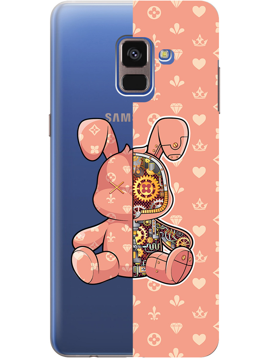 Силиконовый чехол на Samsung Galaxy A8+ (2018) с принтом "Персиковый Кролик с механизмом", Прозрачный;бежевый;оранжевый, 716847671
Силиконовый чехол на Samsung Galaxy A8+ (2018) с принтом "Персиковый Кролик с механизмом", Прозрачный;бежевый;оранжевый, 716847671