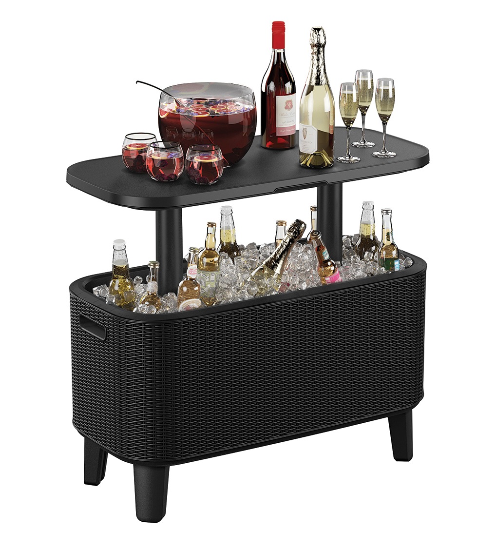 Стол для дачи сервировочный Keter Bevy Bar Large Cool Bar 83,5x40x50 см графит, Bevy Bar Large Cool Bar
Стол для дачи сервировочный Keter Bevy Bar Large Cool Bar 83,5x40x50 см графит, Bevy Bar Large Cool Bar