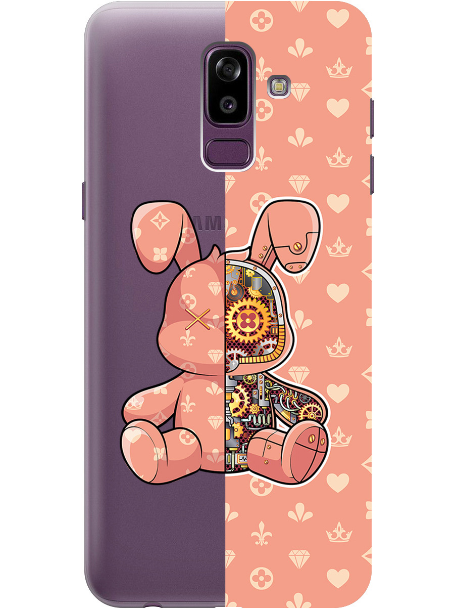 Силиконовый чехол на Samsung Galaxy J8 с принтом "Персиковый Кролик с механизмом", Прозрачный;бежевый;оранжевый, 718586871
Силиконовый чехол на Samsung Galaxy J8 с принтом "Персиковый Кролик с механизмом", Прозрачный;бежевый;оранжевый, 718586871