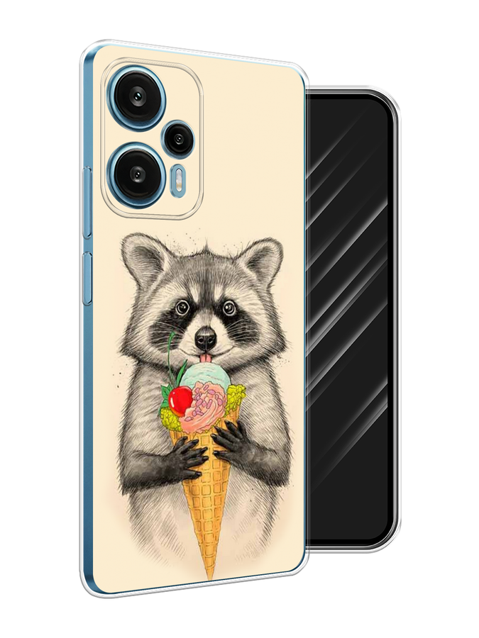 Чехол Awog на Xiaomi Redmi Note 12 Turbo, Poco F5 "Енот с мороженым", Бежевый;серый, 318750-1
Чехол Awog на Xiaomi Redmi Note 12 Turbo, Poco F5 "Енот с мороженым", Бежевый;серый, 318750-1