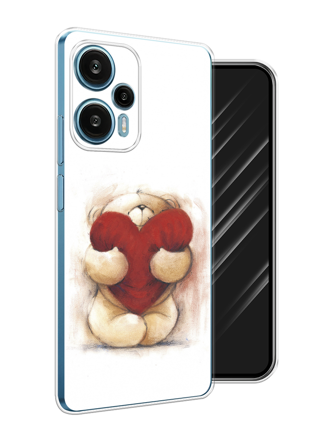 Чехол Awog на Xiaomi Redmi Note 12 Turbo, Poco F5 "Мишка с сердцем 1", Белый;бордовый;бежевый, 318750-1
Чехол Awog на Xiaomi Redmi Note 12 Turbo, Poco F5 "Мишка с сердцем 1", Белый;бордовый;бежевый, 318750-1