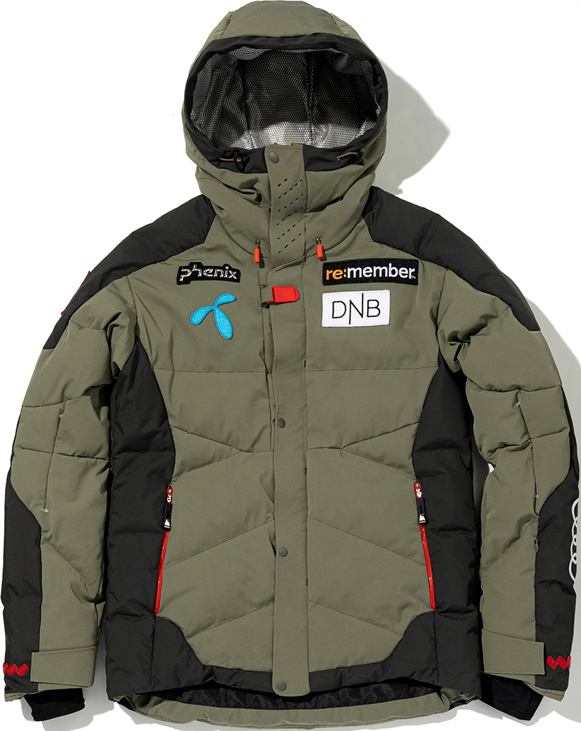 фото Горнолыжная куртка phenix norway alpine team hybrid down jacket (21/22) (хаки)