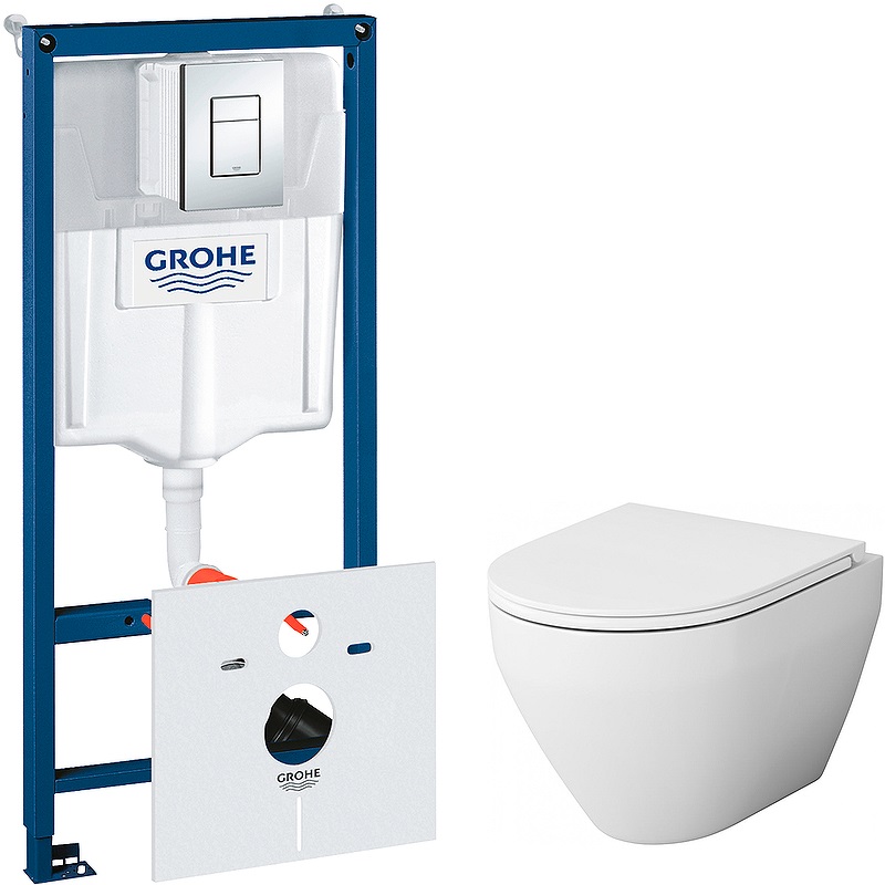 Унитаз AM.PM Spirit C701700WH+C707857WH инст Grohe Rapid SL 38775001 сиденье, клав Хр
Унитаз AM.PM Spirit C701700WH+C707857WH инст Grohe Rapid SL 38775001 сиденье, клав Хр