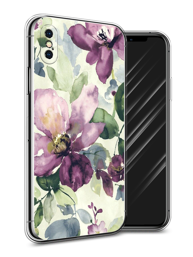 Чехол Awog на Apple iPhone XS Max (10S Max) Сиреневые цветы-акварель", Разноцветный, 11950-10 
Чехол Awog на Apple iPhone XS Max (10S Max) Сиреневые цветы-акварель", Разноцветный, 11950-10