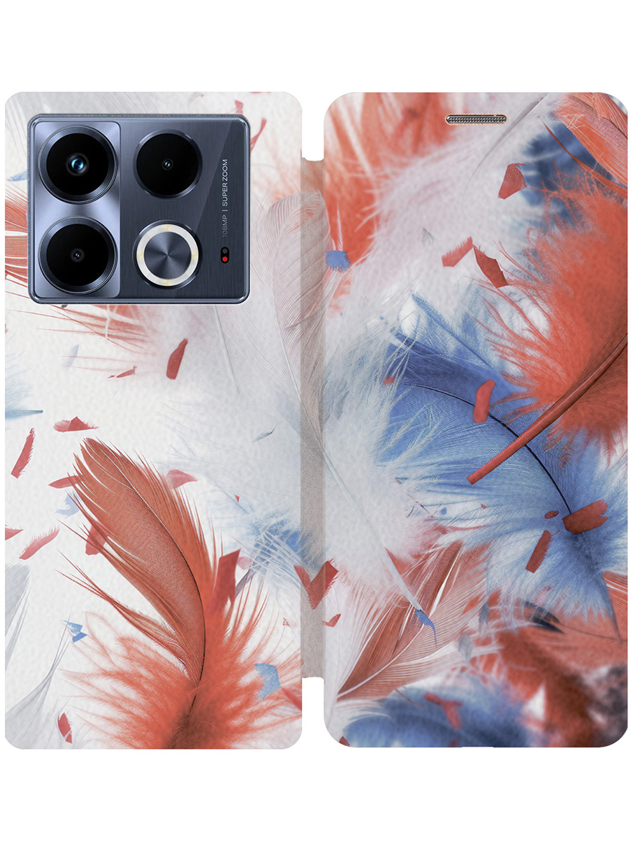 Чехол-книжка на Infinix Note 40 с принтом "Перья" золотой, Золотистый;белый;красный;синий, 782626451
Чехол-книжка на Infinix Note 40 с принтом "Перья" золотой, Золотистый;белый;красный;синий, 782626451