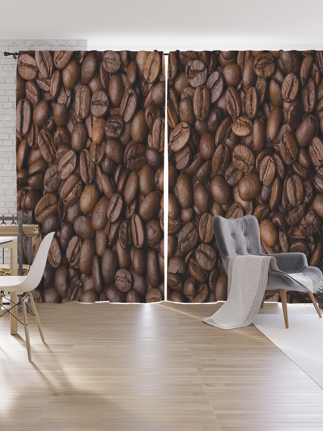 Шторы под лён JoyArty "Кофейные зерна", серия Oxford DeLux, 340х265 см, Кофейные зерна 
Шторы под лён JoyArty "Кофейные зерна", серия Oxford DeLux, 340х265 см, Кофейные зерна