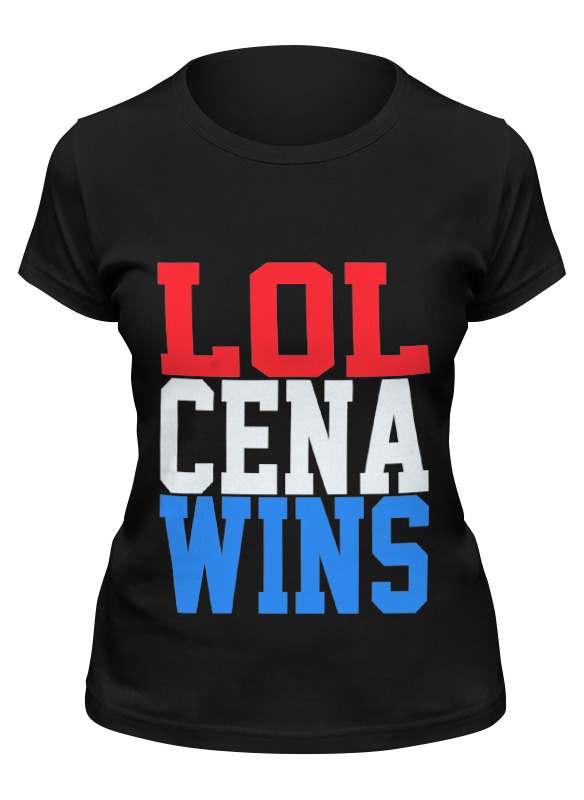 Футболка женская Printio Lol cena wins (wwe) черная XL, Черный, Lol cena wins (wwe)
Футболка женская Printio Lol cena wins (wwe) черная XL, Черный, Lol cena wins (wwe)