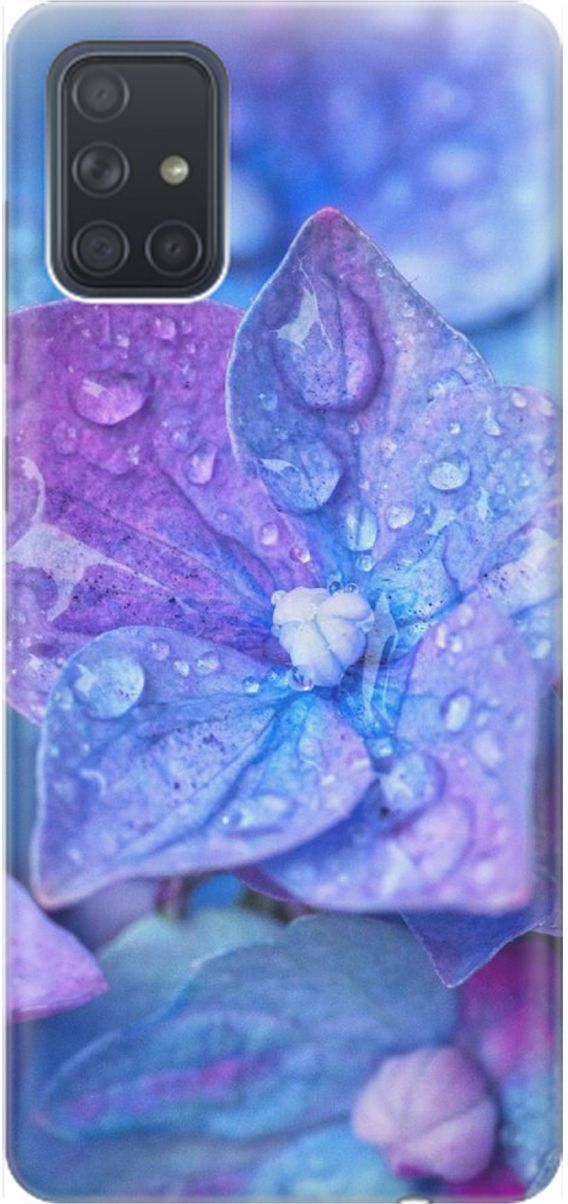 Силиконовый чехол на Samsung Galaxy A71 с принтом "Голубой цветочек", Голубой;фиолетовый, 1546
Силиконовый чехол на Samsung Galaxy A71 с принтом "Голубой цветочек", Голубой;фиолетовый, 1546