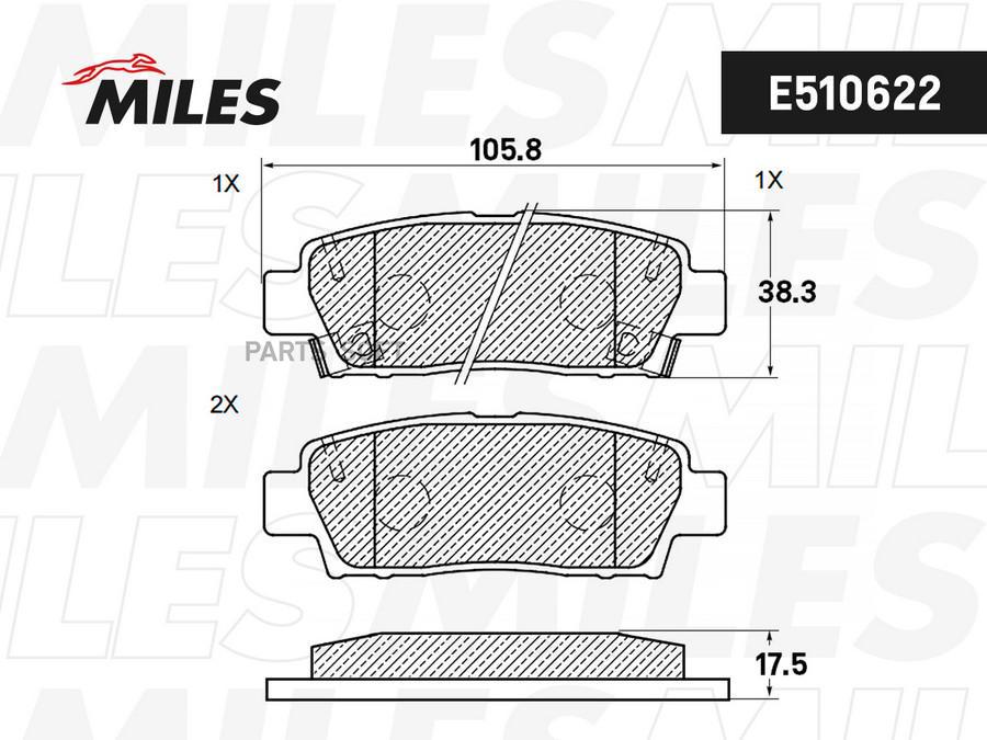 Колодки тормозные задние (Смесь CERAMIC) TOYOTA CHASER/CRESTA/MARK II 92-96/ MILES E510622
Колодки тормозные задние (Смесь CERAMIC) TOYOTA CHASER/CRESTA/MARK II 92-96/ MILES E510622