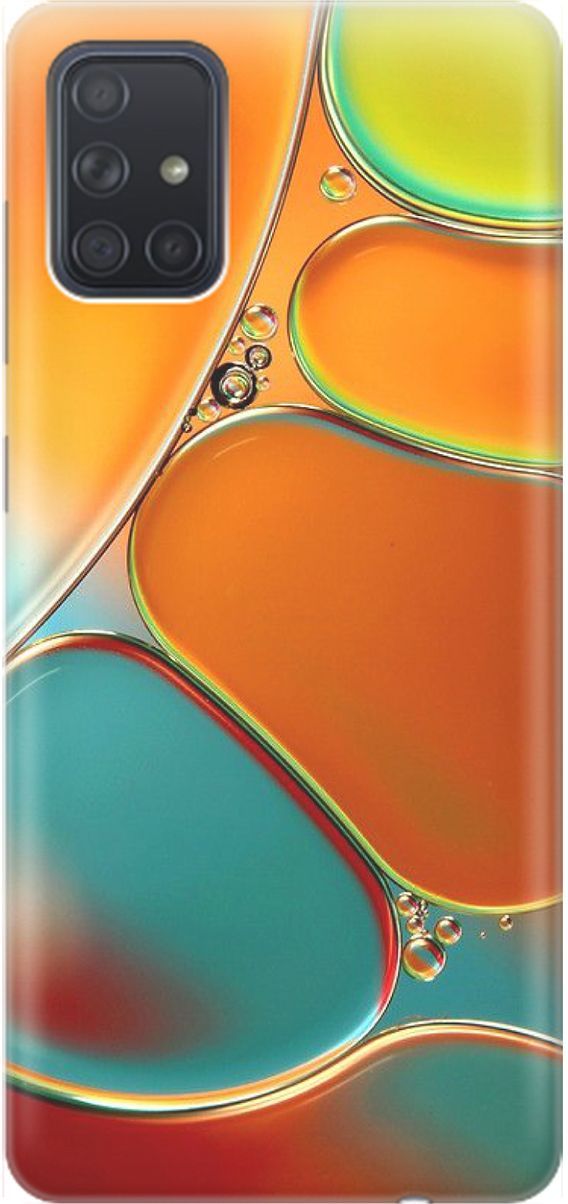 Силиконовый чехол на Samsung Galaxy A71 с принтом "Разноцветные пузырьки", Голубой;оранжевый, 1546
Силиконовый чехол на Samsung Galaxy A71 с принтом "Разноцветные пузырьки", Голубой;оранжевый, 1546