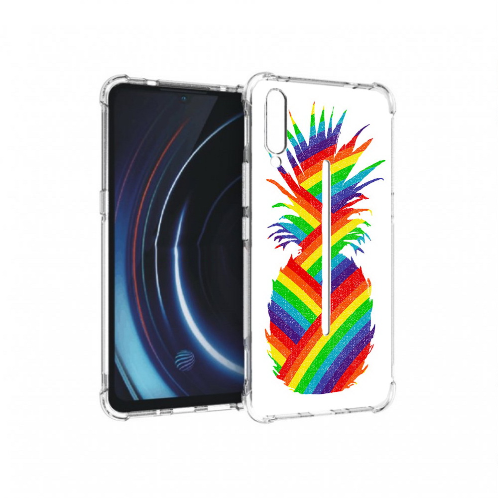 Чехол MyPads Tocco для Vivo iQOO радужный ананас (PT226955.389.566), Прозрачный, Tocco 
Чехол MyPads Tocco для Vivo iQOO радужный ананас (PT226955.389.566), Прозрачный, Tocco