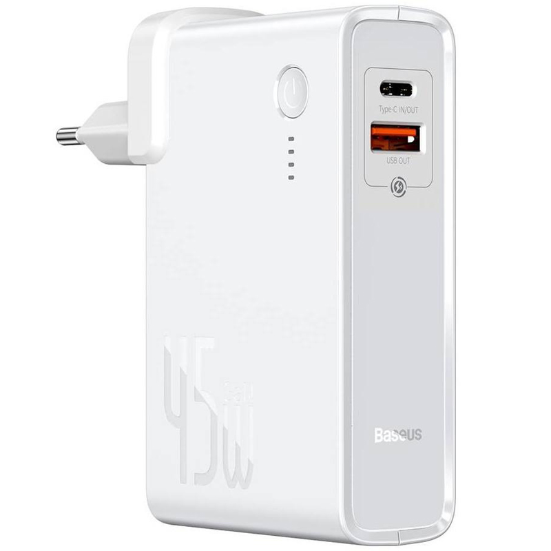 Сетевое ЗУ PD+QC 3.0 с powerbank 10000мАч Baseus Power Station 2 in 1 - Белое (PPNLD-C02)
Сетевое ЗУ PD+QC 3.0 с powerbank 10000мАч Baseus Power Station 2 in 1 - Белое (PPNLD-C02)