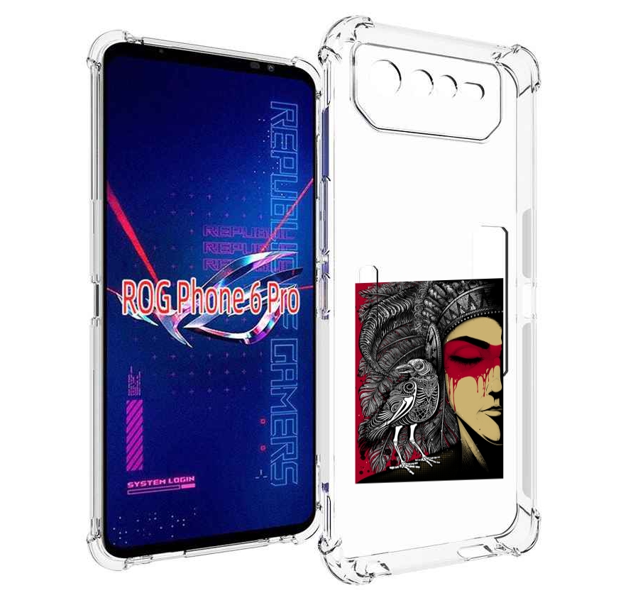 Чехол MyPads девушка с вороном в абстракции для Asus ROG Phone 6 Pro, Прозрачный, Tocco
Чехол MyPads девушка с вороном в абстракции для Asus ROG Phone 6 Pro, Прозрачный, Tocco