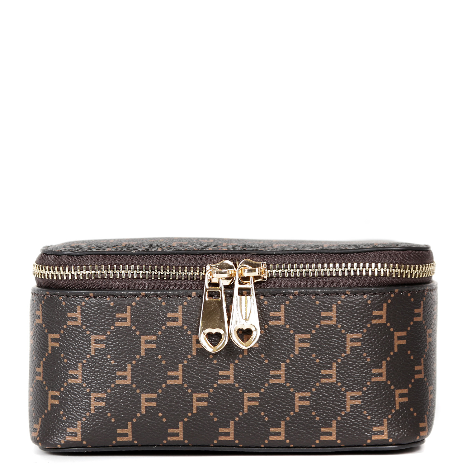 фото Косметичка женская fabretti 18gl30-1, коричневый