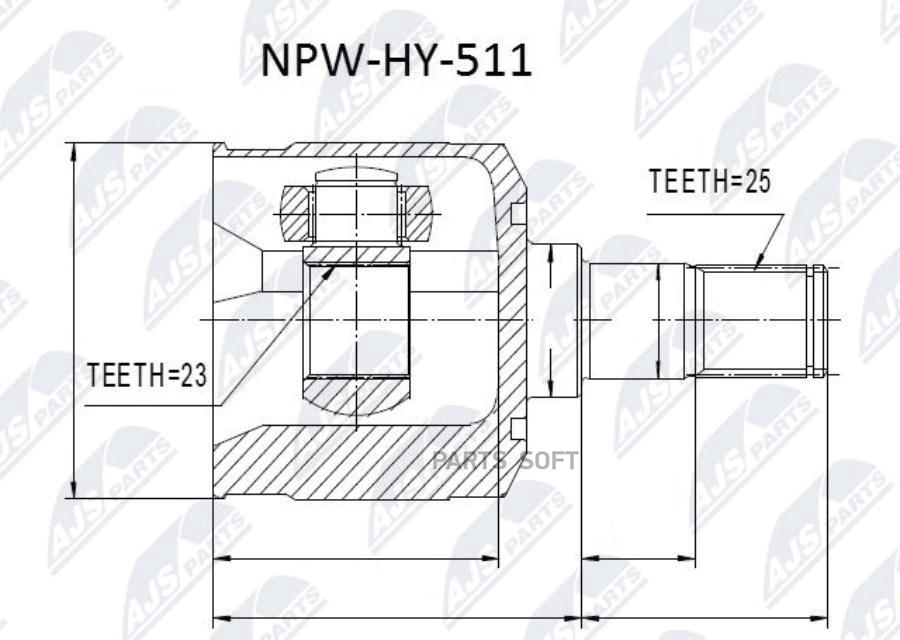 Npw-Hy-511_Шрус Наружный Hyundai Lantra/Elantra 96-06, Matrix Be 01-06, Coupe 96-00 Л/П
Npw-Hy-511_Шрус Наружный Hyundai Lantra/Elantra 96-06, Matrix Be 01-06, Coupe 96-00 Л/П
