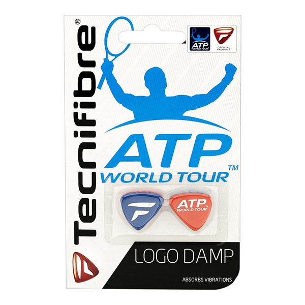 фото Виброгаситель для теннисной ракетки tecnifibre logo damp x2 blue/red