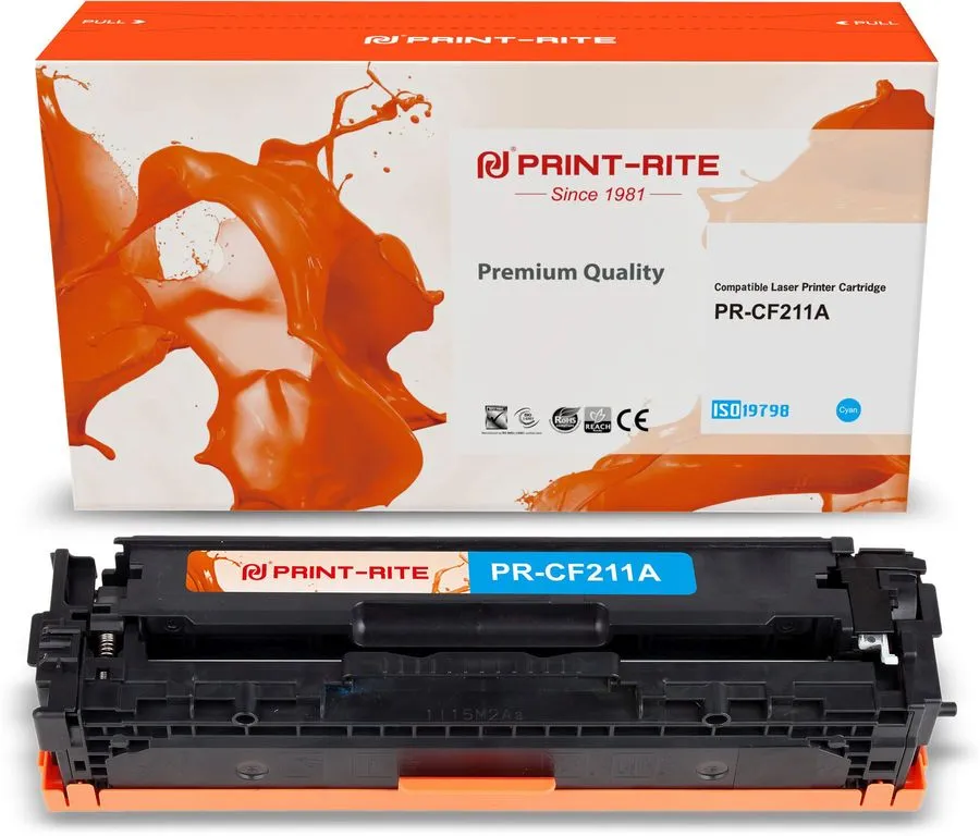 Картридж для лазерного принтера Print-Rite TFH993CPU1J (PR-CF211A) голубой, совместимый, TFH993CPU1J
Картридж для лазерного принтера Print-Rite TFH993CPU1J (PR-CF211A) голубой, совместимый, TFH993CPU1J