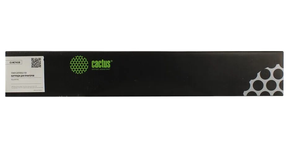 Картридж для лазерного принтера CACTUS CS-WC7435B (CS-WC7435B) черный, совместимый, CS-WC7435B
Картридж для лазерного принтера CACTUS CS-WC7435B (CS-WC7435B) черный, совместимый, CS-WC7435B